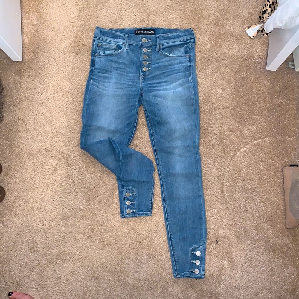 Express Button up Jeggings